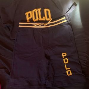 Boys polo short set